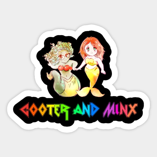 Cooter and Minx Pride Sticker by MixtapeMinx